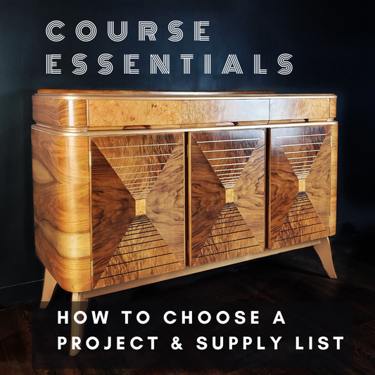 COURSE ESSENTIALS - Choosing a project & Supply List